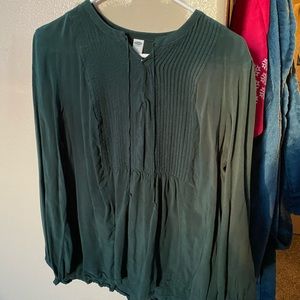 old navy greenish blouse